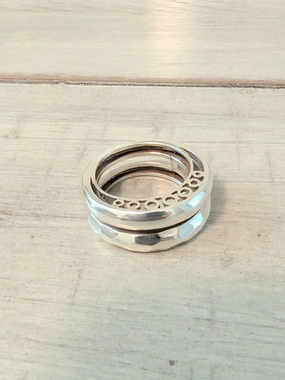 Brighton Inner Circle Ring Silver Size 7.5-8